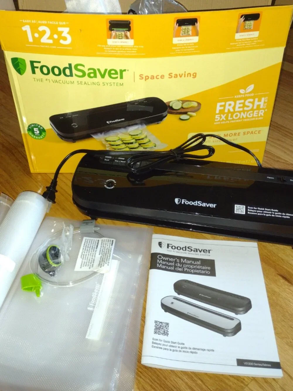 NIB Food Saver,#1  Vacuum Sealing System
